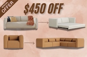 Build your ideal couch configuration and get $450 off the total during a limited time deal at Koala.