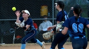 Mollie Ferreira of Immaculata during the Immaculata v Bridgewater-Raritan softball in Bridgewater, NJ, on Thursday, April 11, 2024. 