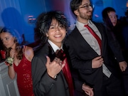 Students from John P. Stevens High School celebrate their prom at The Addison Park in Aberdeen Township on Friday, May 16, 2025.