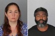 Brenda Spencer, 38, and Branndon Mosley, 41, are accused of 11 crimes including kidnapping and sexual assault for keeping a girl captive for seven years.