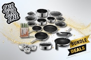 Save on top-selling cookware bundles like this all-in-one set from Hexclad during the long weekend sale.