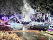 The Washington Township Police Department received multiple 9-1-1 calls at 2:02 a.m. Sunday reporting a loud explosion and fire in the area of Tranquility Court and Orion Way, according to a statement issued by police.