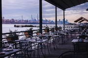 Terrace at Taverna Veranda in Edgewater
