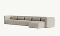 Bangalow Modular Sofa seven-piece chaise set