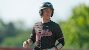 Johnny Fowler (2) of Robbinsville scores the game-tying run during the baseball game between Allentown and Robbinsville at Allentown High School in Allentown, NJ on 5/2/24.