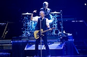 Bruce Springsteen performing in Lille, France May 24.