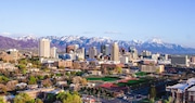 Salt Lake City, the capital of Utah, provides stunning views of two western ranges of the Rocky Mountains. Photo courtesy of Visit Salt Lake.