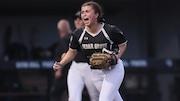 Cayce Kavakich (21) of Cedar Grove celebrates during the Essex County Final between Mount St. Dominic and Cedar Grove at Ivy Hill Park in Newark, Saturday, May 17, 2025. 